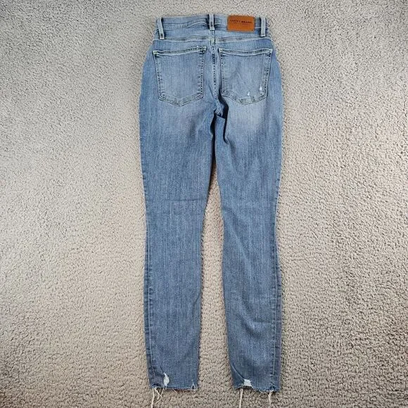 Lucky Brand Jeans Womens 26x29‎ Blue Bridgette High Rise Skinny Denim Light Wash - Picture 12 of 16